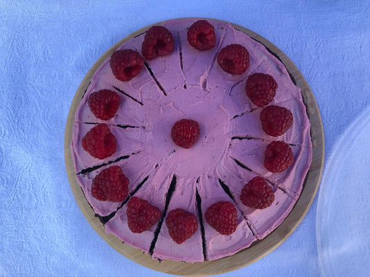 Chocolate and raspberry cake
